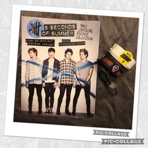 5 seconds of summer posterbook and 2 bracelets!